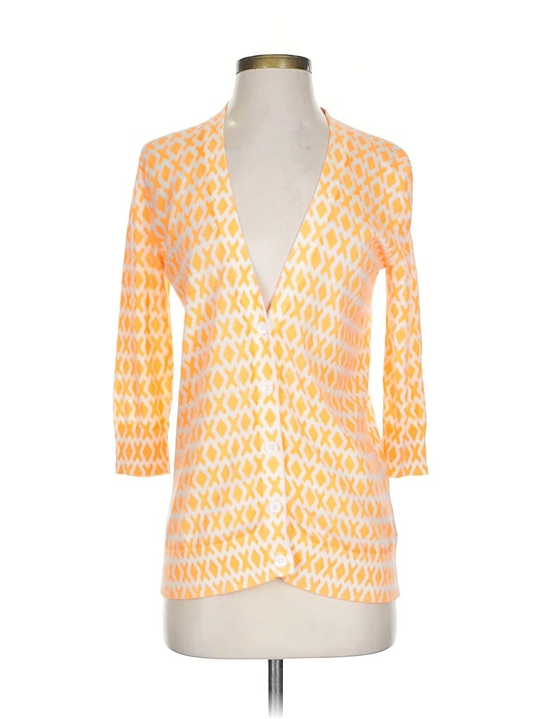 Pre-owned Gap 3/4 Sleeve Blouse In Orange