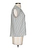 H&M Stripes Gray Sleeveless Button-Down Shirt Size 2 - photo 3