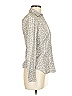 Express Design Studio Tweed Gray Long Sleeve Blouse Size S - photo 3