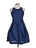 Maje Solid Blue Cocktail Dress Size Sm (1) - photo 1