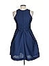 Maje Solid Blue Cocktail Dress Size Sm (1) - photo 2