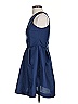 Maje Solid Blue Cocktail Dress Size Sm (1) - photo 5