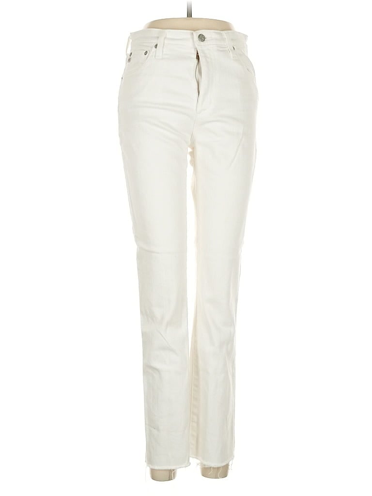 Pre-owned Adriano Goldschmied Jeans In White