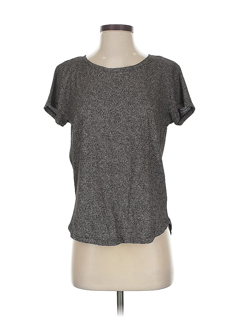 Pre-owned H&m Short Sleeve T-shirt In Gray