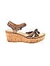 Born Handcrafted Footwear Brown Wedges Size 10 - photo 1