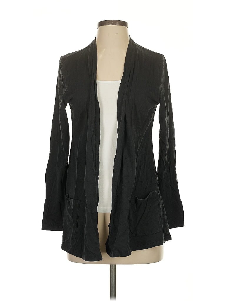 Click to view more detailed imagery on our partner's website Pre-owned Logo By Lori Goldstein Cardigan Sweater In Black