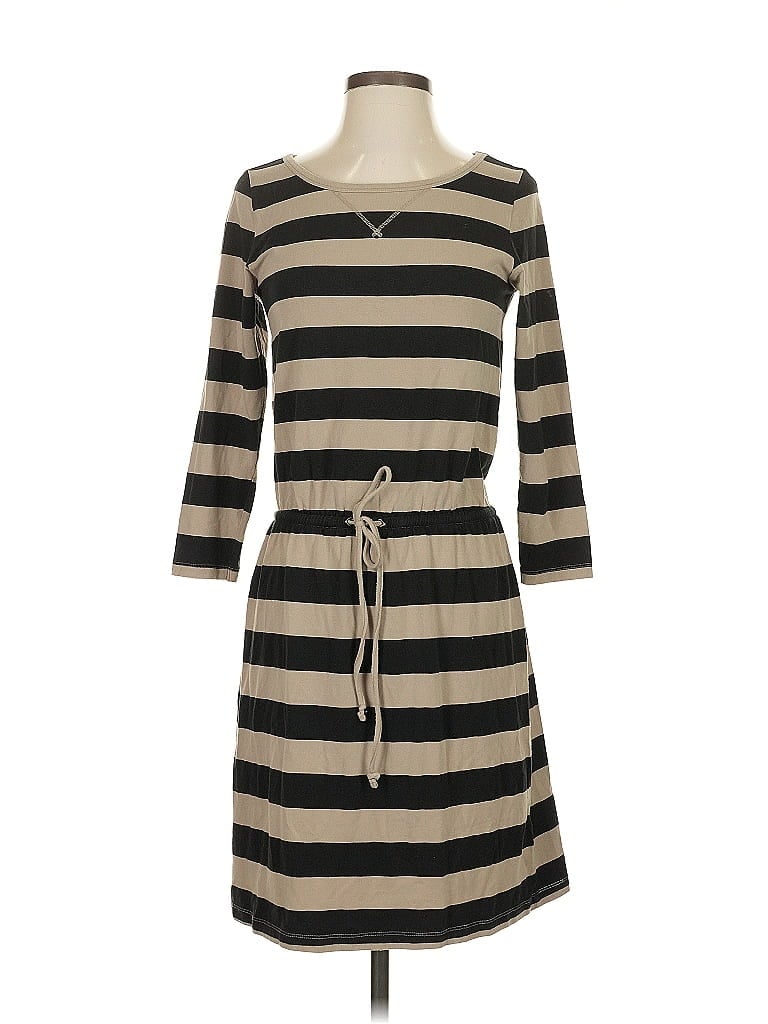 Lilla P Stripes Tan Casual Dress Size XS - photo 1
