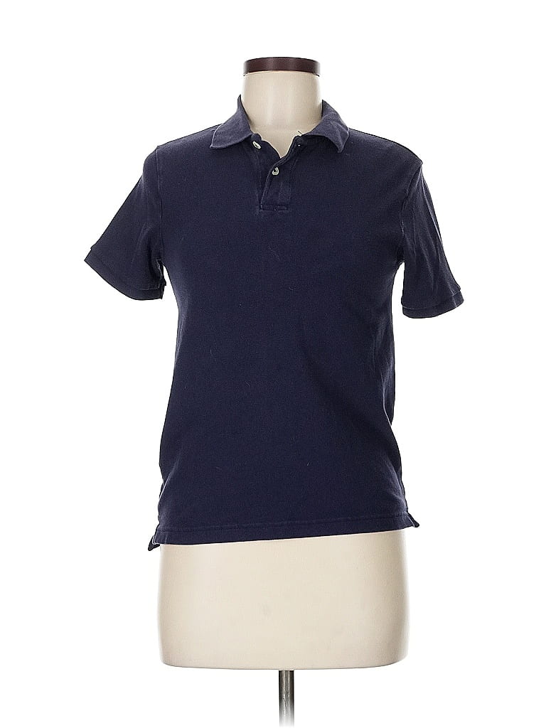 Pre-owned Cherokee Short Sleeve Polo Shirt In Blue