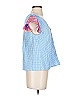 Koch Blue Short Sleeve Blouse Size XS - photo 4