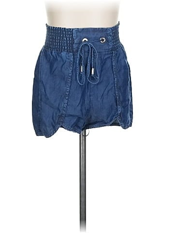 Bebe Denim Skirt (view 1)