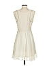 Pins and Needles 100% Polyester Solid Ivory Cocktail Dress Size 4 - photo 2