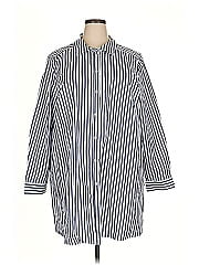 Roaman's 3/4 Sleeve Button Down Shirt