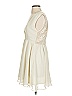 Pins and Needles 100% Polyester Solid Ivory Cocktail Dress Size 4 - photo 5