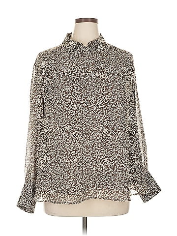 Lane Bryant Long Sleeve Blouse (view 1)