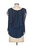 Haute Hippie 100% Polyester Blue Sleeveless Blouse Size XS - photo 2