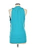 Carole Little Teal Sleeveless Blouse Size M - photo 2