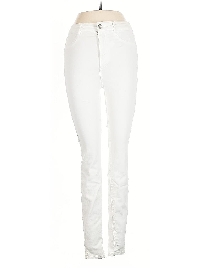 Click to view more detailed imagery on our partner's website Pre-owned Zara Jeggings In White