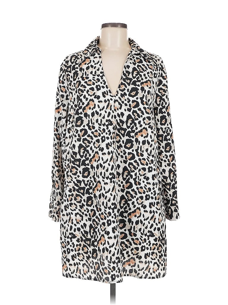 Pre-owned Venus Casual Dress In Brown