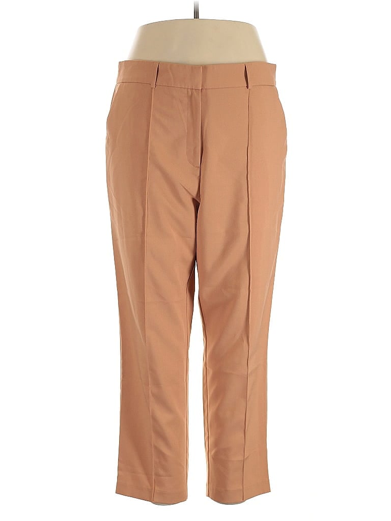 Pre-owned Asos Design Casual Pants In Brown