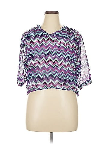 Pinky 3/4 Sleeve Blouse (view 1)