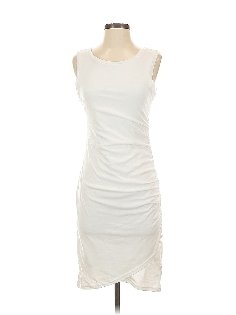 Pre-owned Leith Casual Dress In White