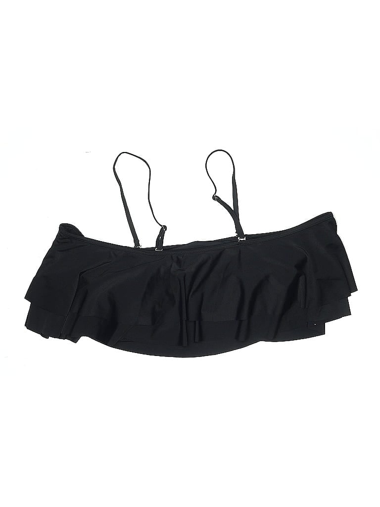 Pre-owned Unbranded Swimsuit Top Black Swimwear