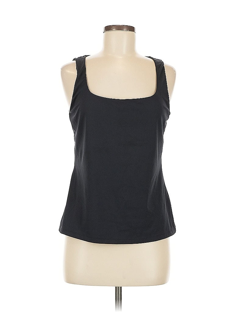 Pre-owned H&m Tank Top Black Strapless Neckline Tops