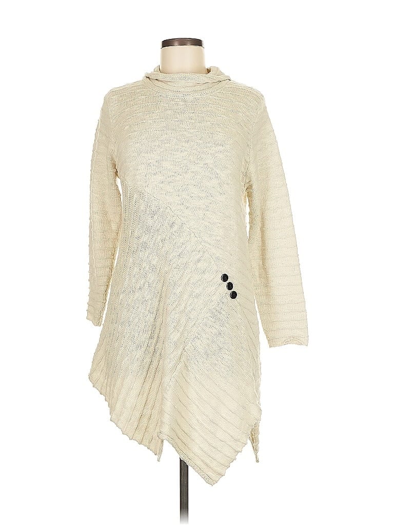 Habitat 100% Cotton Ivory Casual Dress Size M - photo 1