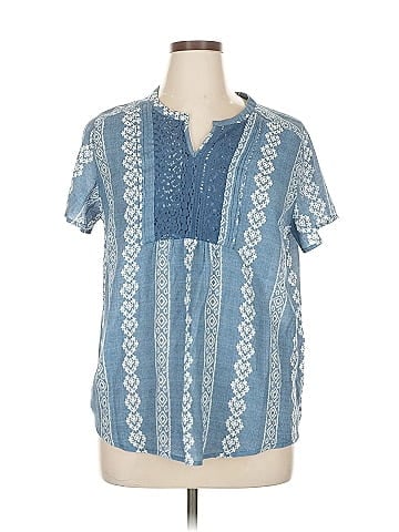 Como Vintage Short Sleeve Blouse (view 1)