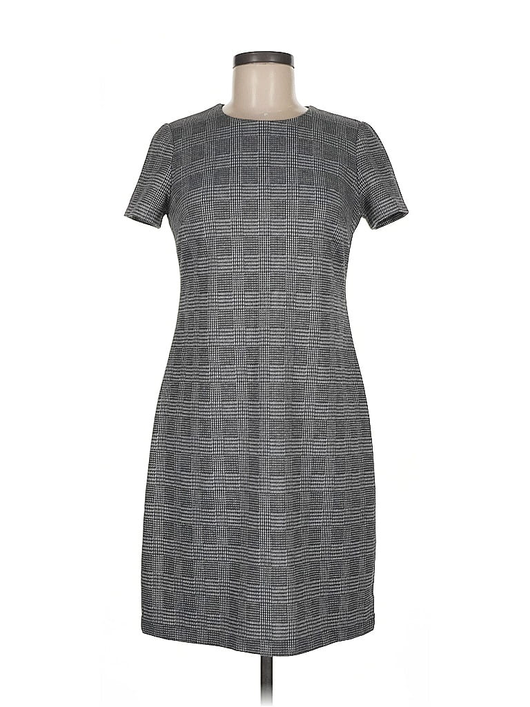 Pre-owned Calvin Klein Casual Dress In Gray