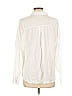 Lou & Grey for LOFT 100% Lyocell Ivory White Long Sleeve Blouse Size L - photo 3