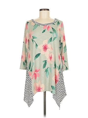 Honeyme 3/4 Sleeve Top (view 1)