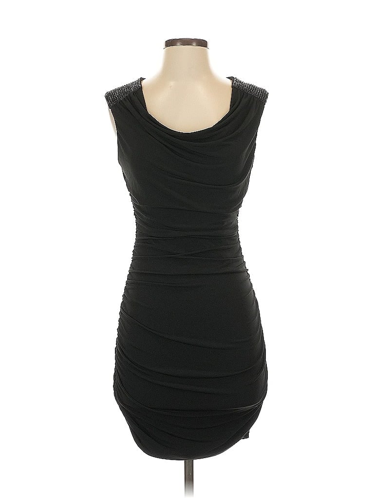 Studio Y Solid Black Cocktail Dress Size S - photo 1
