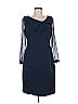 David Meister Blue Cocktail Dress Size 8 - photo 1