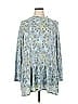 LOGO by Lori Goldstein Blue Long Sleeve Blouse Size 1X - photo 1