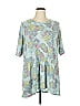 LOGO by Lori Goldstein Gray Casual Dress Size 1X - photo 1