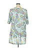 LOGO by Lori Goldstein Gray Casual Dress Size 1X - photo 3