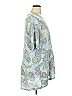 LOGO by Lori Goldstein Gray Casual Dress Size 1X - photo 4