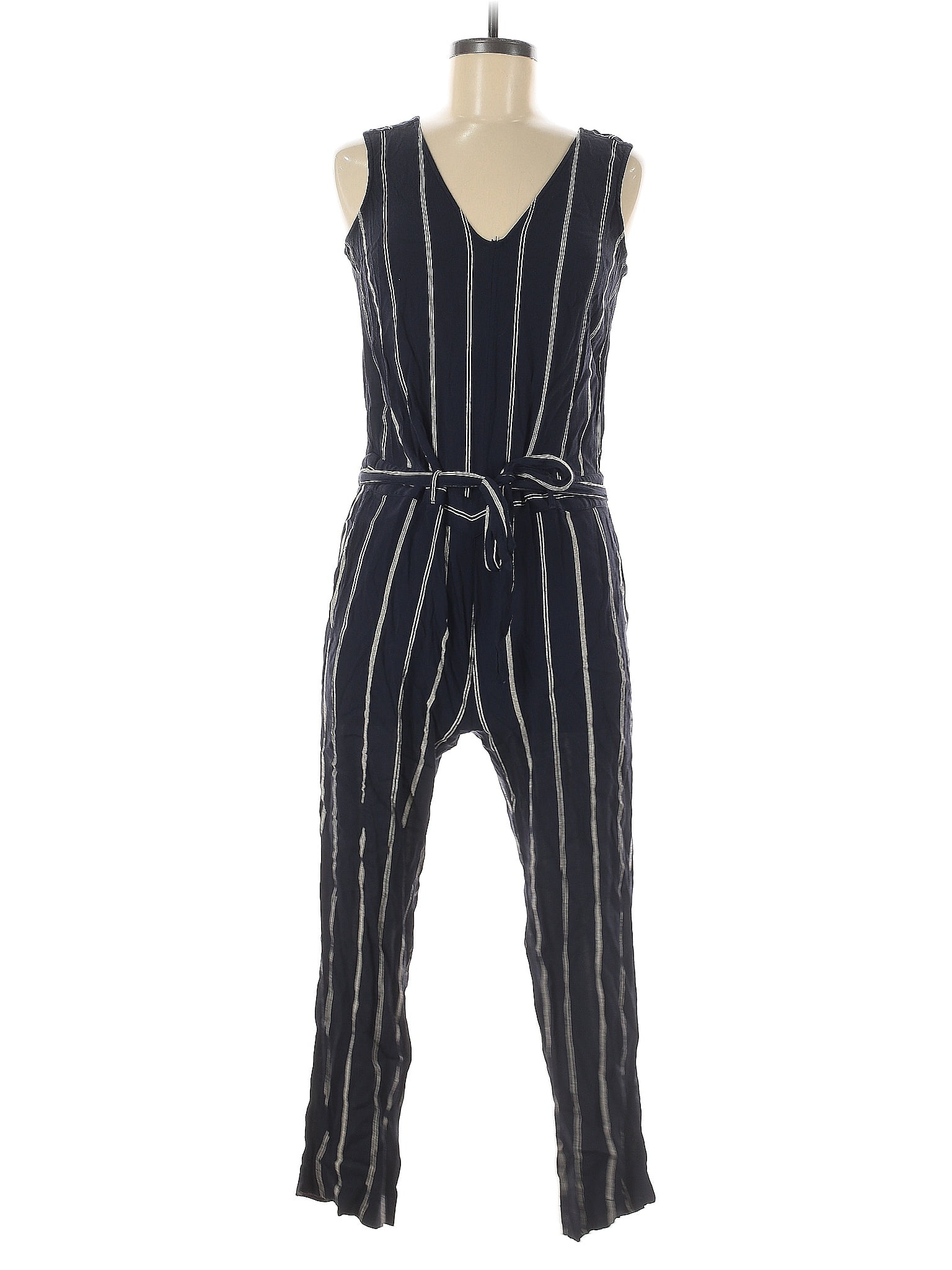 Rails Stripes Blue Black Jumpsuit Size M