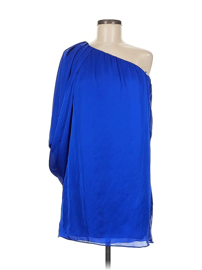 Pre-owned Aidan Mattox Cocktail Dress In Blue