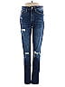 Flying Monkey Hearts Blue Jeans Size 25 waist - photo 1