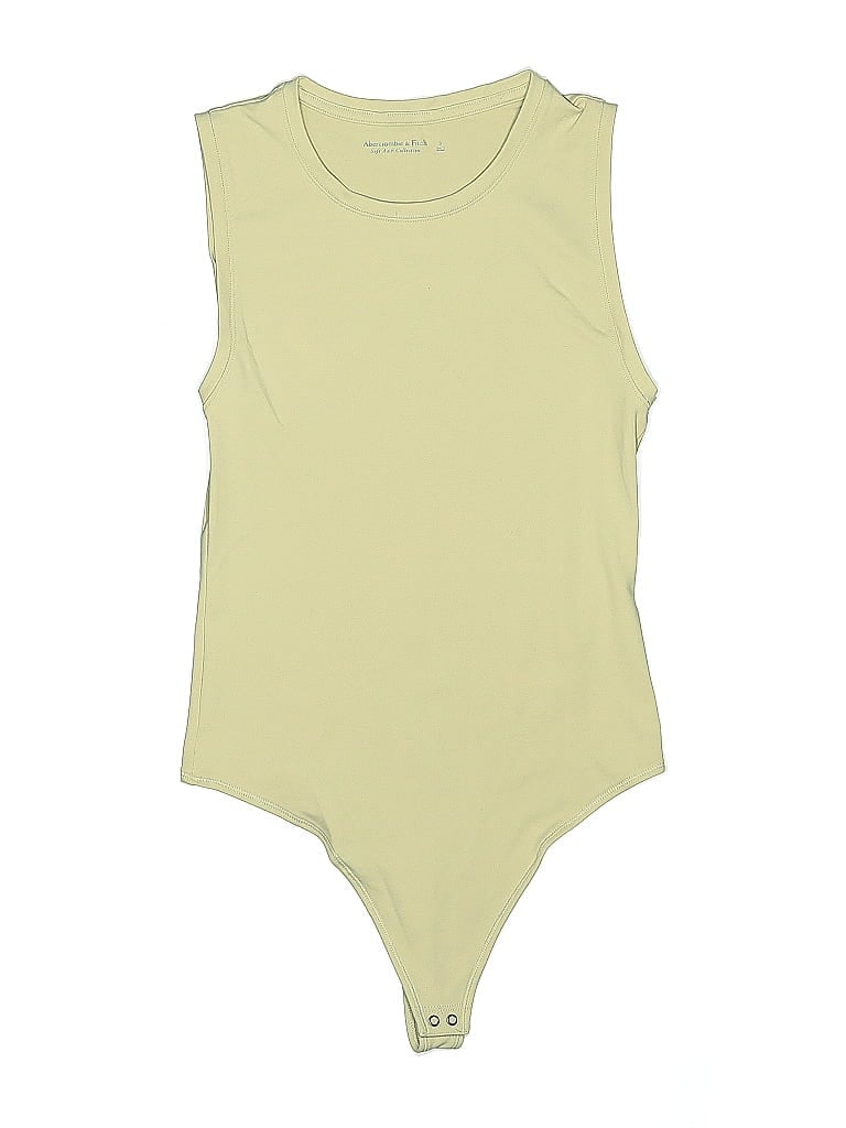 Pre-owned Abercrombie & Fitch Bodysuit In Yellow