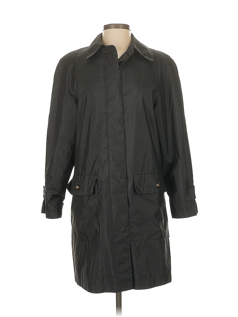 Pre-owned Fleet Street Trenchcoat In Black
