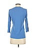 Lord & Taylor Blue 3/4 Sleeve T-Shirt Size S - photo 2