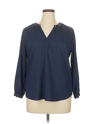 New York & Company 3/4 Sleeve Blouse (view 1)