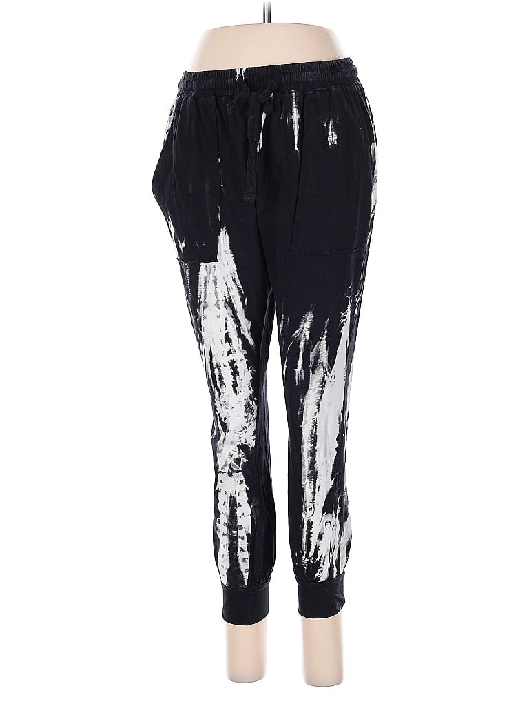 Fate 100% Cotton Tie-dye Black Casual Pants Size S - photo 1