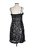 W by Worth 100% Polyester Stars Silver Black Cocktail Dress Size 12 - photo 3