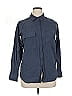 Max Studio Blue Long Sleeve Button-Down Shirt Size 0X - photo 1