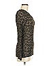 BKE Animal Print Brown Long Sleeve T-Shirt Size M - photo 3