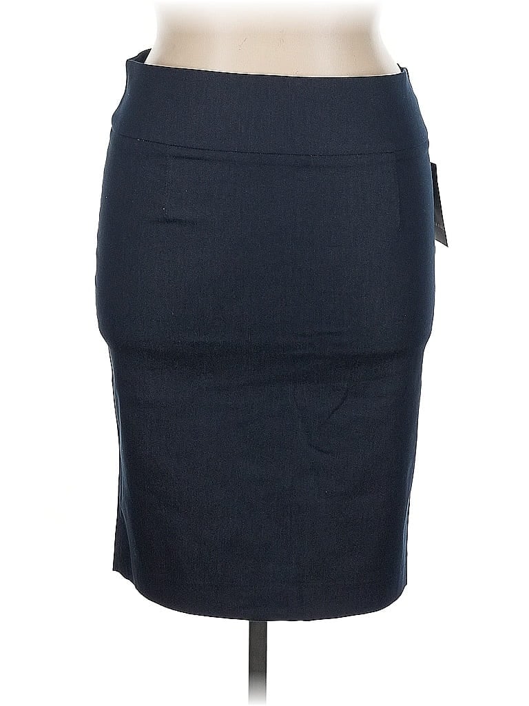 Pre-owned Zara Basic Formal Skirt In Black